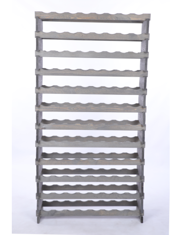 Modułowe stojaki do butelek RW11 - Stojak na wino regał modułowy na butelki 12x8 but DUŻY MONTAŻ BEZ NARZĘDZI - product 4