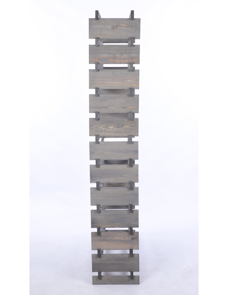 Modułowe stojaki do butelek RW11 - Stojak na wino regał modułowy na butelki 12x8 but DUŻY MONTAŻ BEZ NARZĘDZI - product b2b.wamar.biz 5