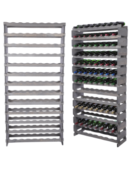 Stojak na wino regał modułowy na butelki 13x8 but WSZYSTKIE TYPY BUTELEK