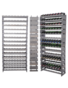 Stojak na wino regał modułowy na butelki 14x8 but WSZYSTKIE TYPY BUTELEK