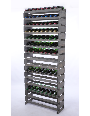 Stojak na wino regał modułowy na butelki 15x8 but WYSOKI BEZ NARZĘDZI - produkt 2