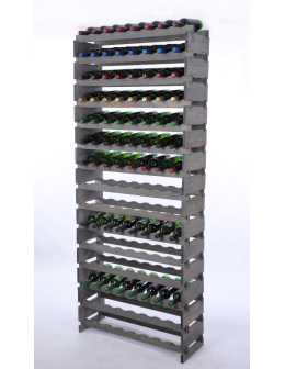 Stojak na wino regał modułowy na butelki 15x8 but WYSOKI BEZ NARZĘDZI - product 2