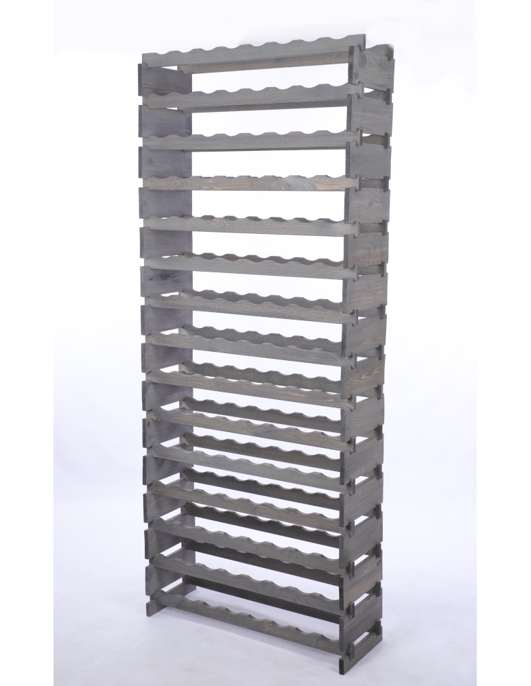 Modułowe stojaki do butelek RW11 - Stojak na wino regał modułowy na butelki 15x8 but WYSOKI BEZ NARZĘDZI - product b2b.wamar.biz 3