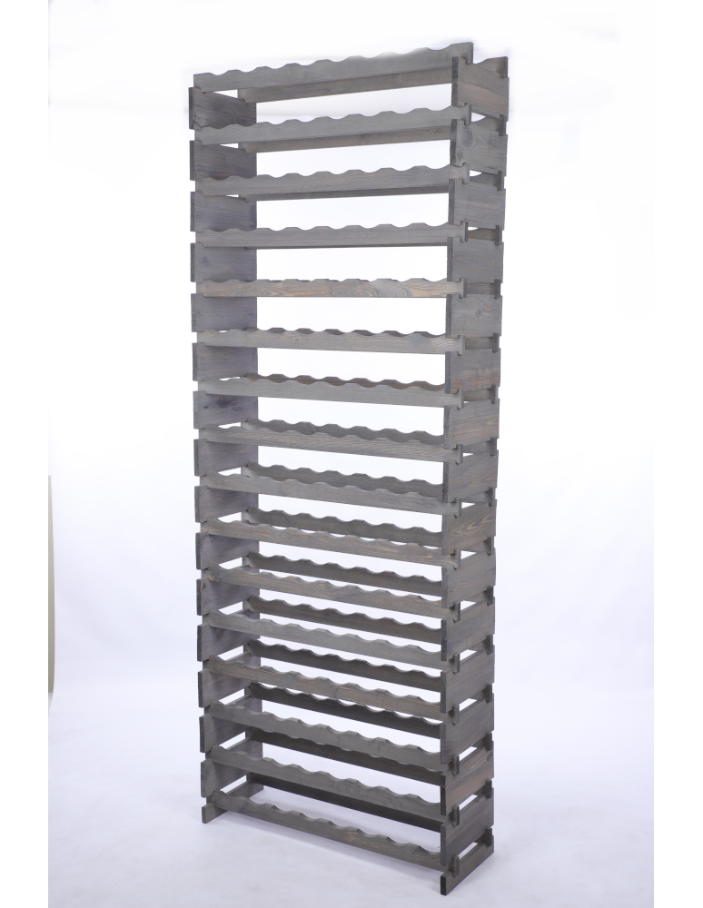 Modułowe stojaki do butelek RW11 - Stojak na wino regał modułowy na butelki 16x8 but WYSOKI BEZ NARZĘDZI - product b2b.wamar.biz 3