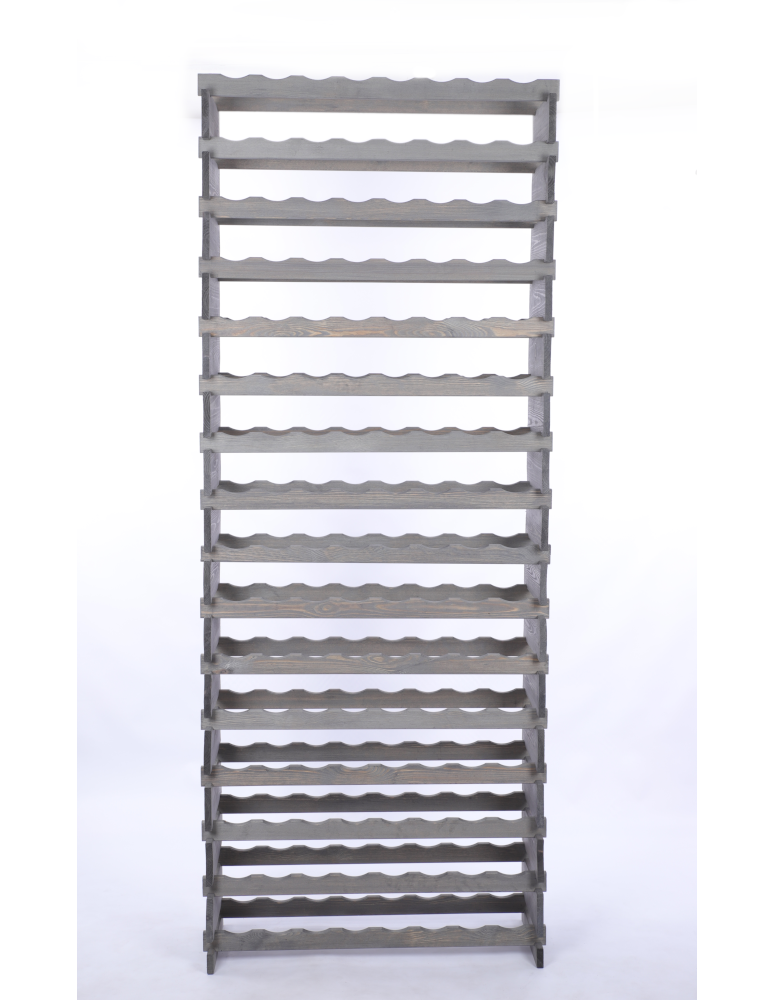 Modułowe stojaki do butelek RW11 - Stojak na wino regał modułowy na butelki 16x8 but WYSOKI BEZ NARZĘDZI - product b2b.wamar.biz 4