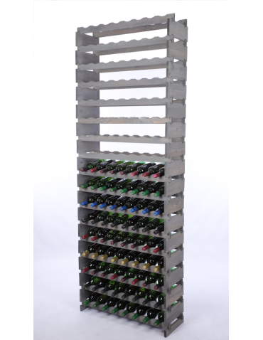 Stojak na wino regał modułowy na butelki 17x8 but WYSOKI BEZ NARZĘDZI - product 2