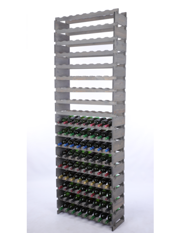 Stojak na wino regał modułowy na butelki 18x8 but WYSOKI BEZ NARZĘDZI - product 2