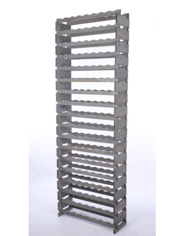 Modułowe stojaki do butelek RW11 - Stojak na wino regał modułowy na butelki 18x8 but WYSOKI BEZ NARZĘDZI - produkt 3