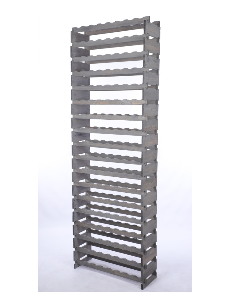 Modułowe stojaki do butelek RW11 - Stojak na wino regał modułowy na butelki 18x8 but WYSOKI BEZ NARZĘDZI - produkt b2b.wamar.biz 3