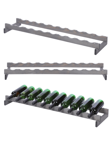 Stojak na wino regał modułowy na butelki 1x10 but POJEMNY BEZ NARZĘDZI