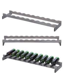 Stojak na wino regał modułowy na butelki 1x10 but POJEMNY BEZ NARZĘDZI