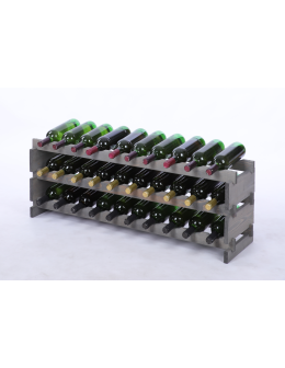 Stojak na wino regał modułowy na butelki 3x10 but POJEMNY BEZ NARZĘDZI - product 2