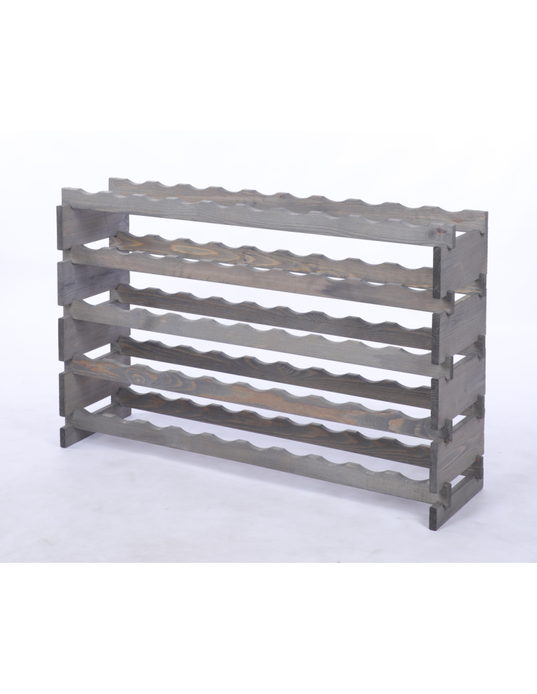 Modułowe stojaki do butelek RW11 - Stojak na wino regał modułowy na butelki 5x10 but BUDUJ JAK KLOCKI EKO - product b2b.wamar.biz 3