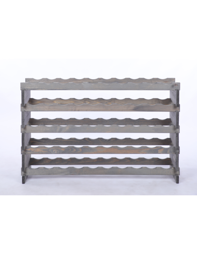 Modułowe stojaki do butelek RW11 - Stojak na wino regał modułowy na butelki 5x10 but BUDUJ JAK KLOCKI EKO - product b2b.wamar.biz 4