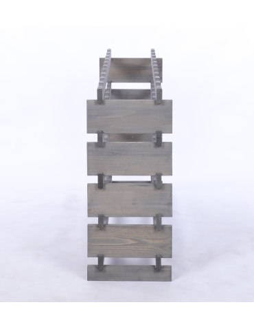 Modułowe stojaki do butelek RW11 - Stojak na wino regał modułowy na butelki 5x10 but BUDUJ JAK KLOCKI EKO - product 5