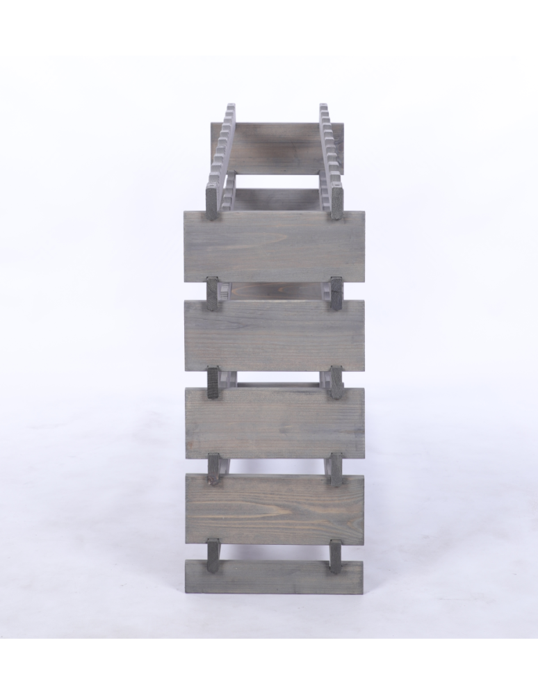 Modułowe stojaki do butelek RW11 - Stojak na wino regał modułowy na butelki 5x10 but BUDUJ JAK KLOCKI EKO - product b2b.wamar.biz 5