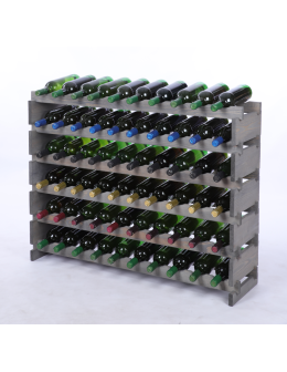 Stojak na wino regał modułowy na butelki 6x10 but BUDUJ JAK KLOCKI EKO - product 2