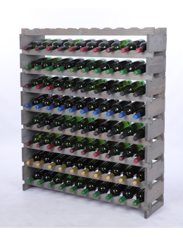 Stojak na wino regał modułowy na butelki 9x10 but POJEMNY BEZ NARZĘDZI - product 2