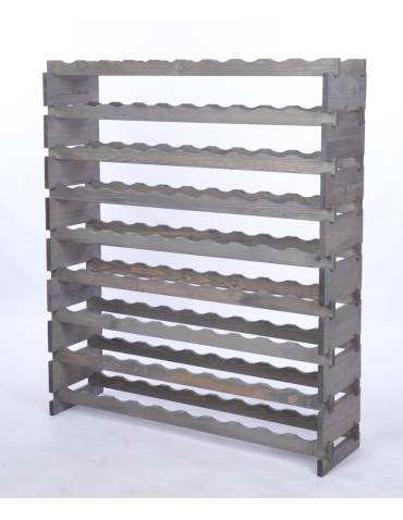 Modułowe stojaki do butelek RW11 - Stojak na wino regał modułowy na butelki 9x10 but POJEMNY BEZ NARZĘDZI - product 3