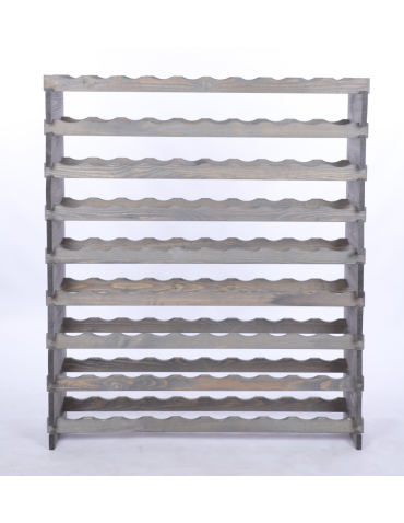 Modułowe stojaki do butelek RW11 - Stojak na wino regał modułowy na butelki 9x10 but POJEMNY BEZ NARZĘDZI - product 4