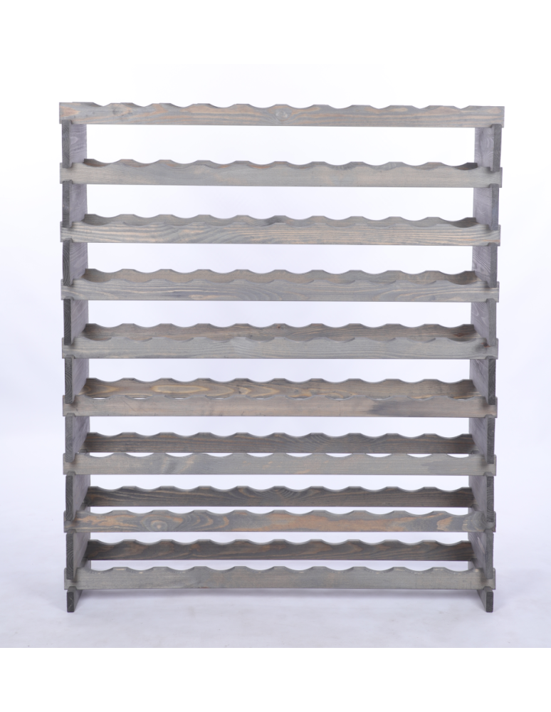 Modułowe stojaki do butelek RW11 - Stojak na wino regał modułowy na butelki 9x10 but POJEMNY BEZ NARZĘDZI - product b2b.wamar.biz 4