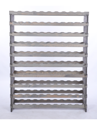 Modułowe stojaki do butelek RW11 - Stojak na wino regał modułowy na butelki 10x10 but DUŻY MONTAŻ BEZ NARZĘDZI - product 4