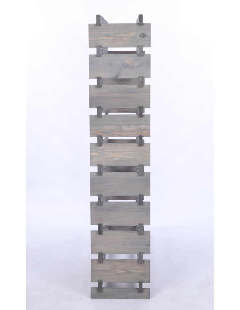 Modułowe stojaki do butelek RW11 - Stojak na wino regał modułowy na butelki 10x10 but DUŻY MONTAŻ BEZ NARZĘDZI - product b2b.wamar.biz 5