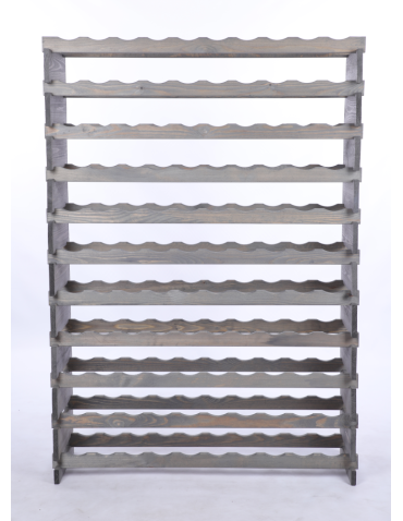 Modułowe stojaki do butelek RW11 - Stojak na wino regał modułowy na butelki 11x10 but DUŻY MONTAŻ BEZ NARZĘDZI - produkt 4