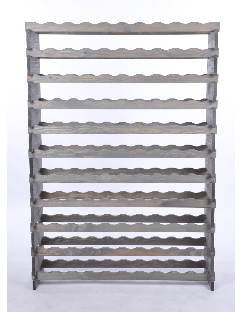 Modułowe stojaki do butelek RW11 - Stojak na wino regał modułowy na butelki 11x10 but DUŻY MONTAŻ BEZ NARZĘDZI - produkt b2b.wamar.biz 4