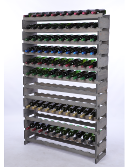 Stojak na wino regał modułowy na butelki 12x10 but DUŻY MONTAŻ BEZ NARZĘDZI - product 2