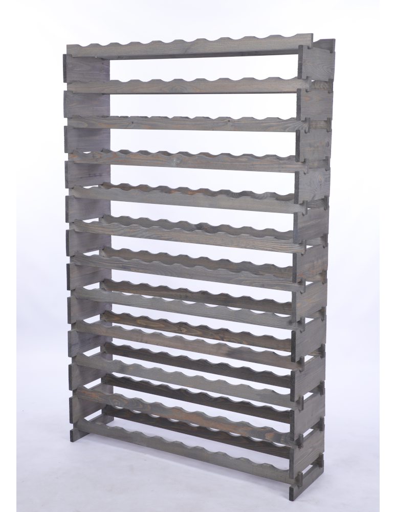 Modułowe stojaki do butelek RW11 - Stojak na wino regał modułowy na butelki 12x10 but DUŻY MONTAŻ BEZ NARZĘDZI - product b2b.wamar.biz 3