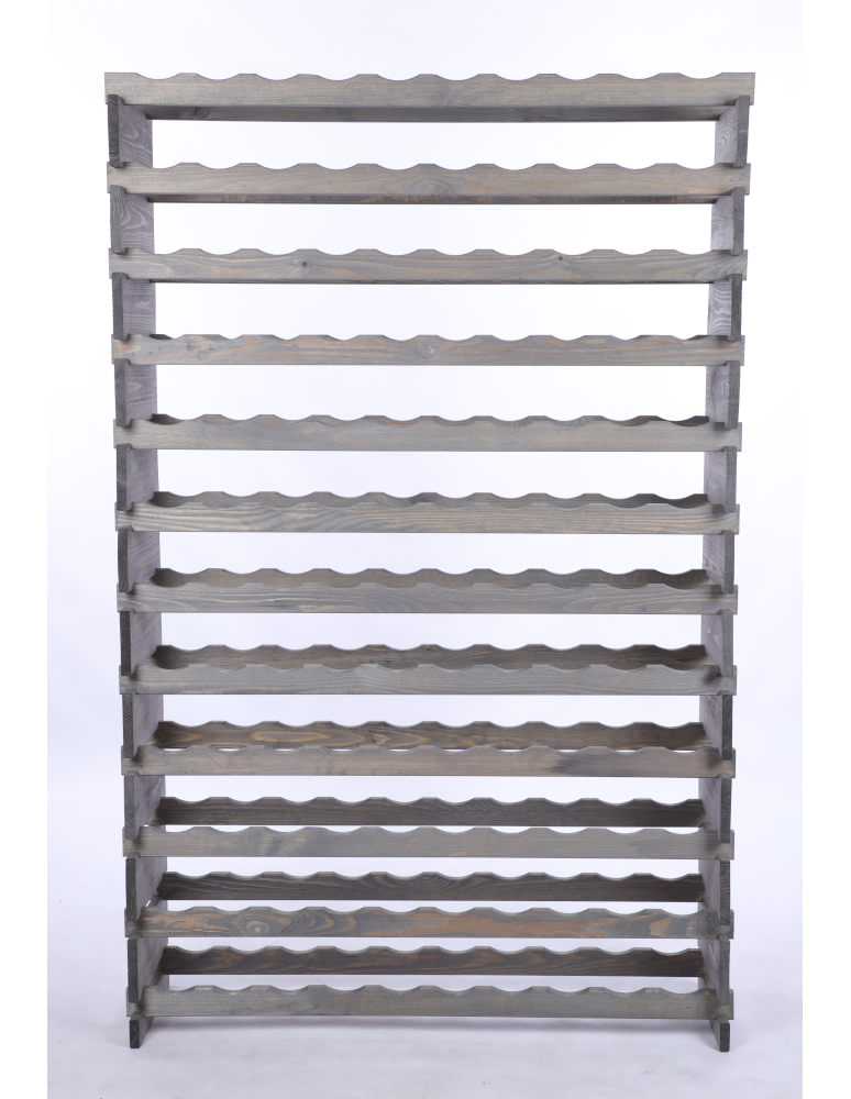 Modułowe stojaki do butelek RW11 - Stojak na wino regał modułowy na butelki 12x10 but DUŻY MONTAŻ BEZ NARZĘDZI - product b2b.wamar.biz 4