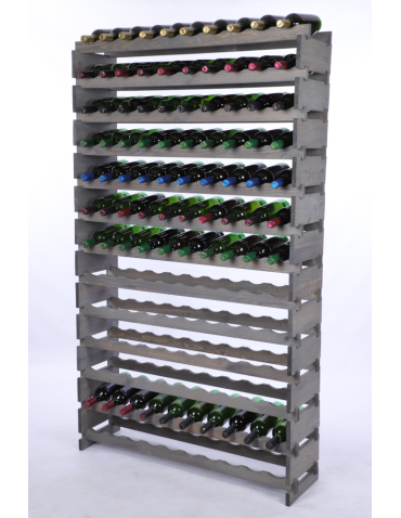 Stojak na wino regał modułowy na butelki 13x10 but POJEMNY BEZ NARZĘDZI - product 2