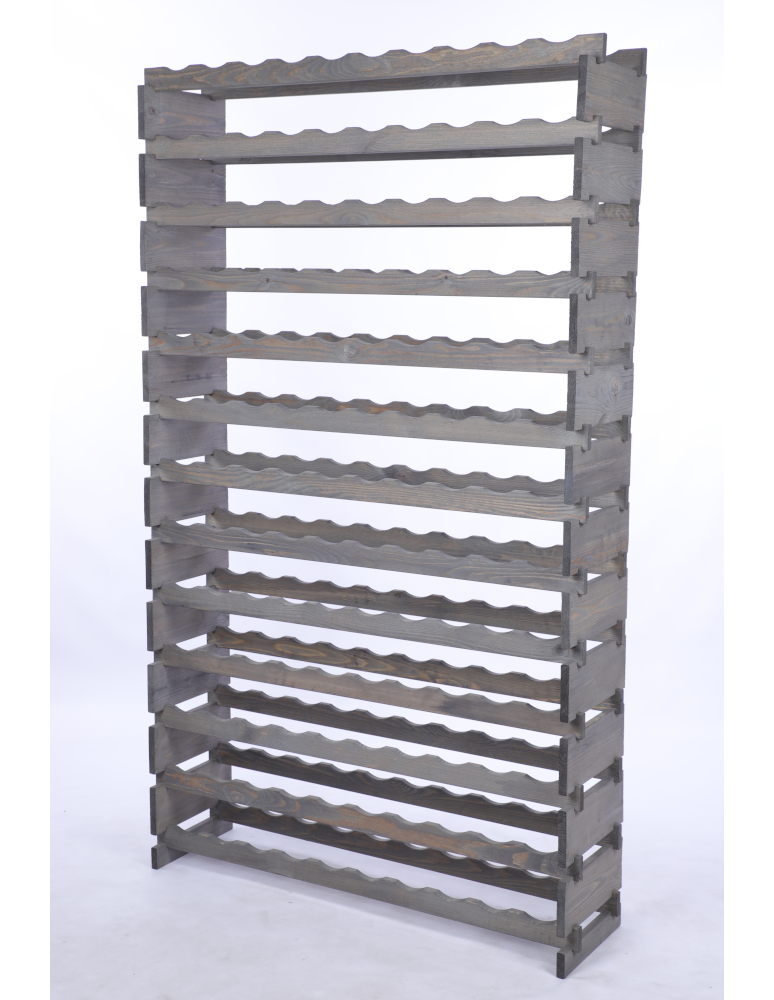 Modułowe stojaki do butelek RW11 - Stojak na wino regał modułowy na butelki 13x10 but POJEMNY BEZ NARZĘDZI - product b2b.wamar.biz 3