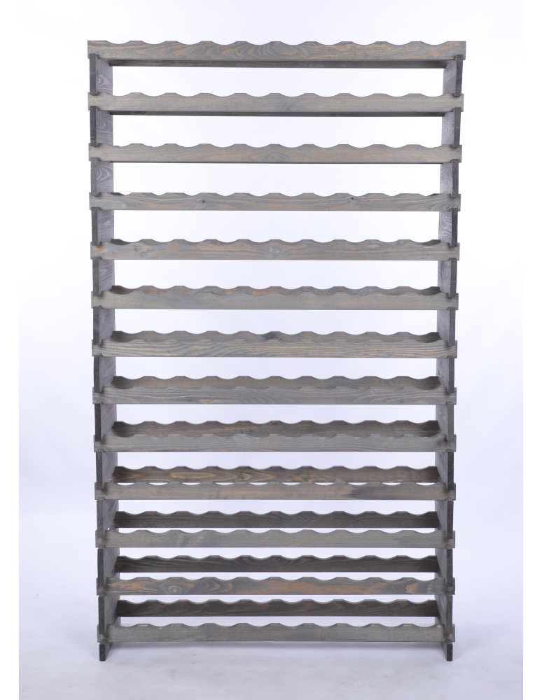 Modułowe stojaki do butelek RW11 - Stojak na wino regał modułowy na butelki 13x10 but POJEMNY BEZ NARZĘDZI - product b2b.wamar.biz 4