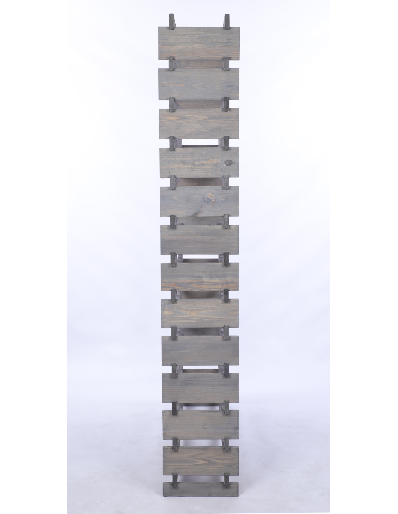 Modułowe stojaki do butelek RW11 - Stojak na wino regał modułowy na butelki 13x10 but POJEMNY BEZ NARZĘDZI - product b2b.wamar.biz 5