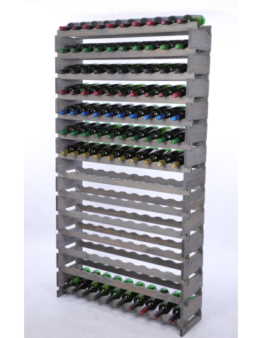 Stojak na wino regał modułowy na butelki 14x10 but POJEMNY BEZ NARZĘDZI - produkt 2