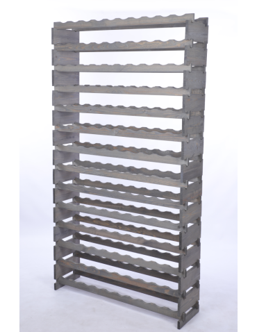 Modułowe stojaki do butelek RW11 - Stojak na wino regał modułowy na butelki 14x10 but POJEMNY BEZ NARZĘDZI - product 3