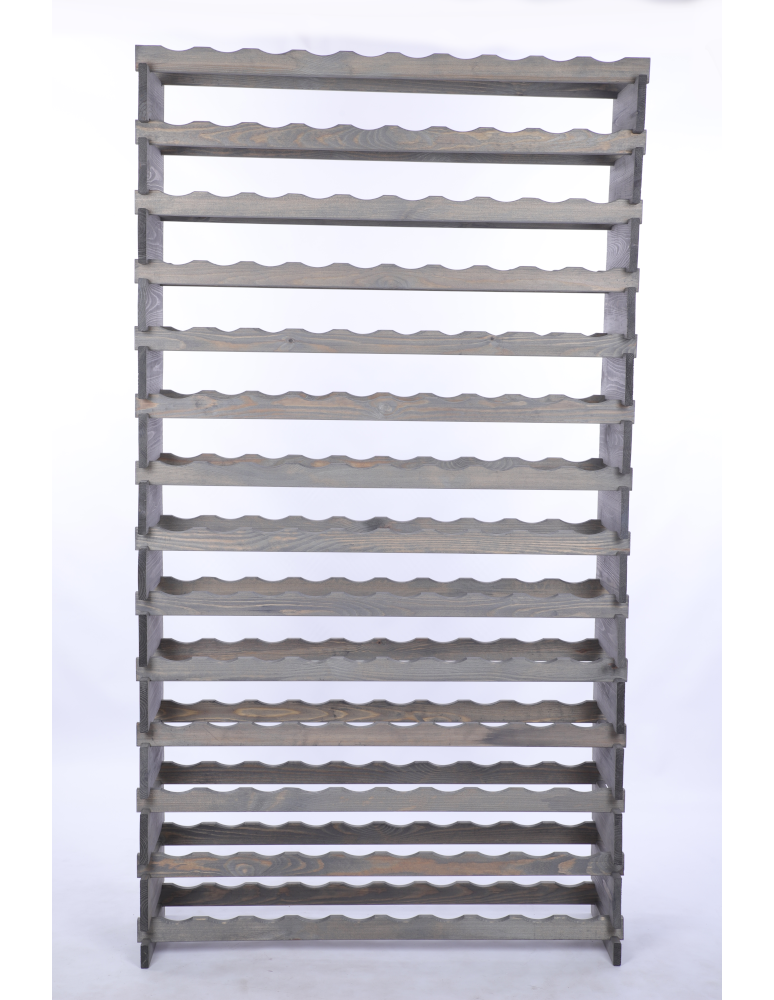 Modułowe stojaki do butelek RW11 - Stojak na wino regał modułowy na butelki 14x10 but POJEMNY BEZ NARZĘDZI - product b2b.wamar.biz 4