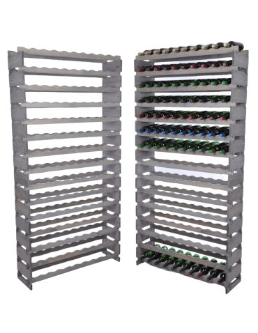 Stojak na wino regał modułowy na butelki 15x10 but WYSOKI BEZ NARZĘDZI