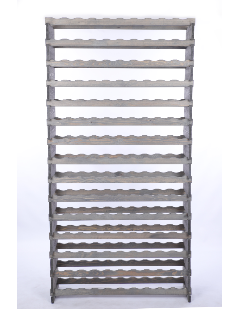 Modułowe stojaki do butelek RW11 - Stojak na wino regał modułowy na butelki 15x10 but WYSOKI BEZ NARZĘDZI - product b2b.wamar.biz 4