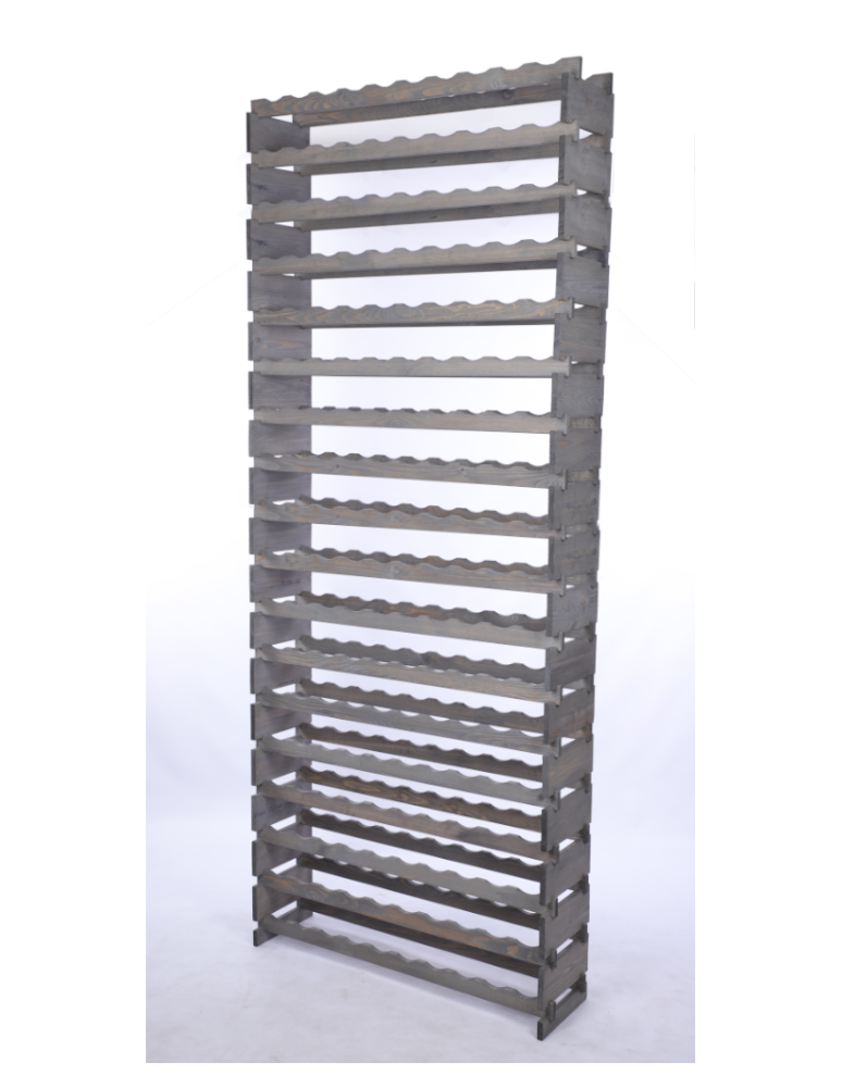 Modułowe stojaki do butelek RW11 - Stojak na wino regał modułowy na butelki 18x10 but WYSOKI BEZ NARZĘDZI - product b2b.wamar.biz 3