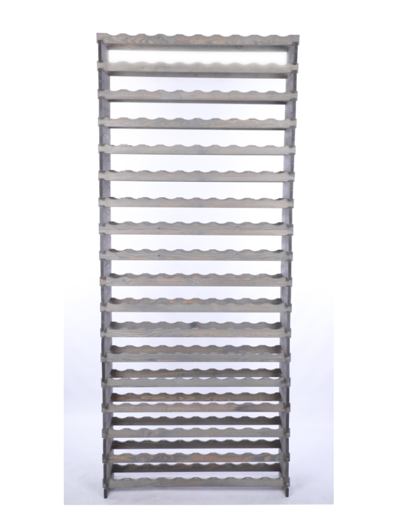 Modułowe stojaki do butelek RW11 - Stojak na wino regał modułowy na butelki 18x10 but WYSOKI BEZ NARZĘDZI - product b2b.wamar.biz 4