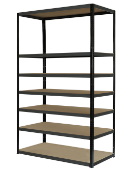 Regał metalowy magazynowy stojak HELIOS 270x150x60cm 7Px175kg SZEROKI MOCNY - product 2