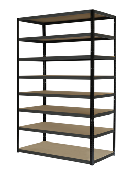 Regał metalowy magazynowy stojak HELIOS 270x150x40cm 8Px275kg SZEROKI MOCNY - product 2