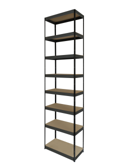 Regał metalowy magazynowy stojak HELIOS 270x30x30cm 8Px175kg 300TYS KOMB - product 2