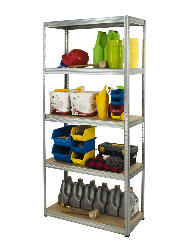 Helios Regały Ocynkowane - Regał metalowy ocynk HELIOS 180x100x35cm 5Px175kg .:. - product b2b.wamar.biz 2