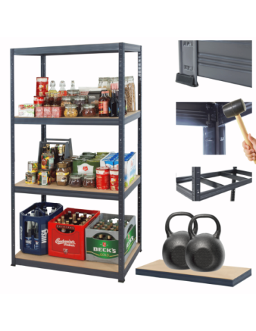 Helios Premium - Regał metalowy Premium HELIOS 180x120x60cm 4Px275kg - product 17