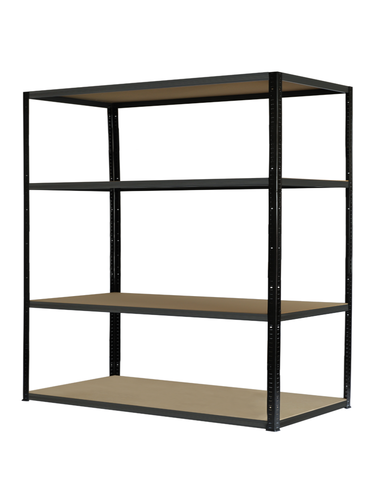 Regały Magazynowe - Regał metalowy magazynowy garażowy stojak HELIOS 180x150x30cm 4Px175kg PL - product b2b.wamar.biz 2