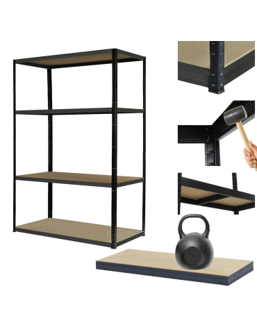 Helios Regały Ocynkowane - Regał metalowy ocynk HELIOS 180x110x50cm 5Px175kg .:. - product 3